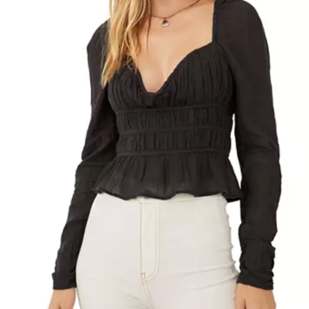 Free People Chloe Sweetheart Top